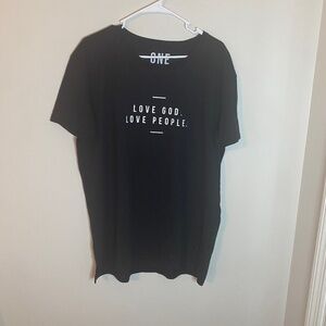 One - Love God Love People Tshirt